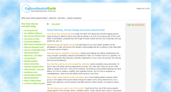 Desktop Screenshot of carbonneutralearth.com